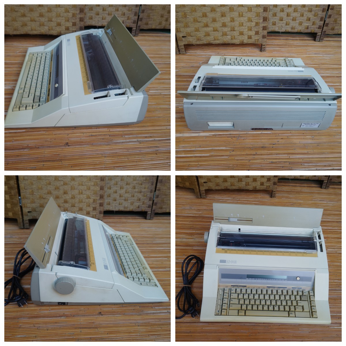 *[ typewriter ] junk period thing AE-640nakajima electronic collection rare Electronic Typewriter 118-56
