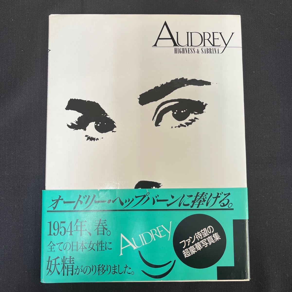 希少●古本【AuDREy HIGHNESS&SABRINA】レア/オードリーヘップバーン写真集/1987年11月初版発行/147-14