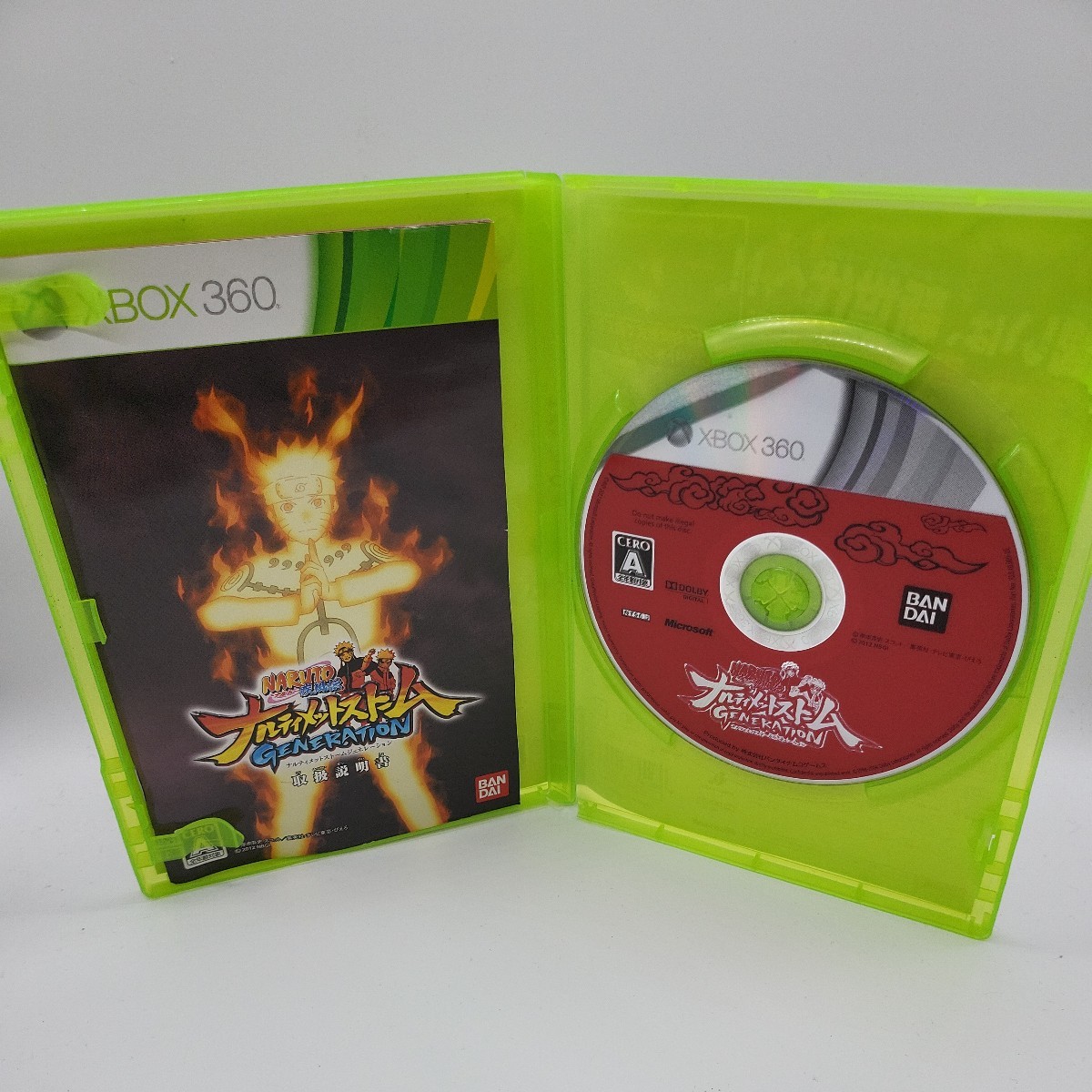 Xbox360　 NARUTO -ナルト- 疾風伝 ナルティメットストームジェネレーション　中古_画像3