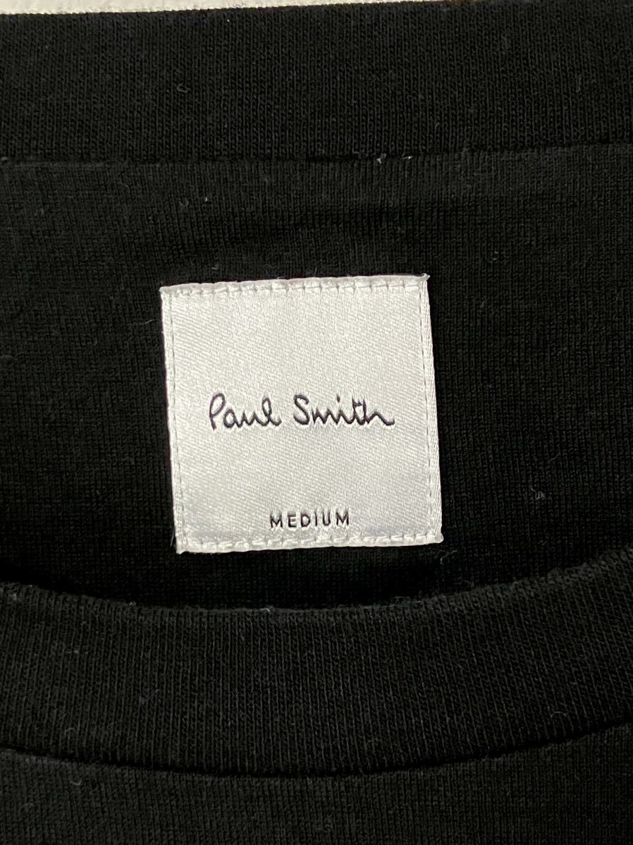 Paul Smith ポールスミス ダイナソー Tシャツ 黒 Mの画像4