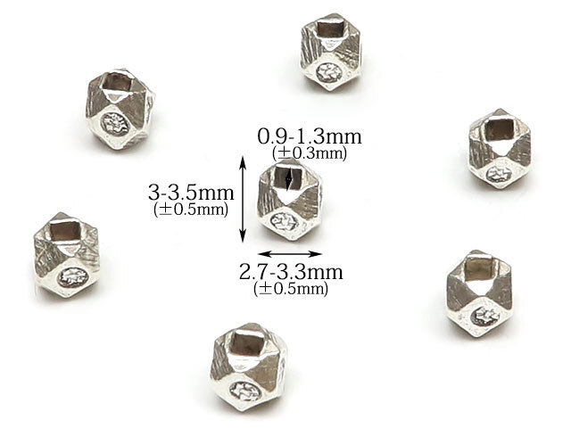 カレンシルバー デザインビーズ 3mm【5コ販売】 / KLN-28BZ_画像2