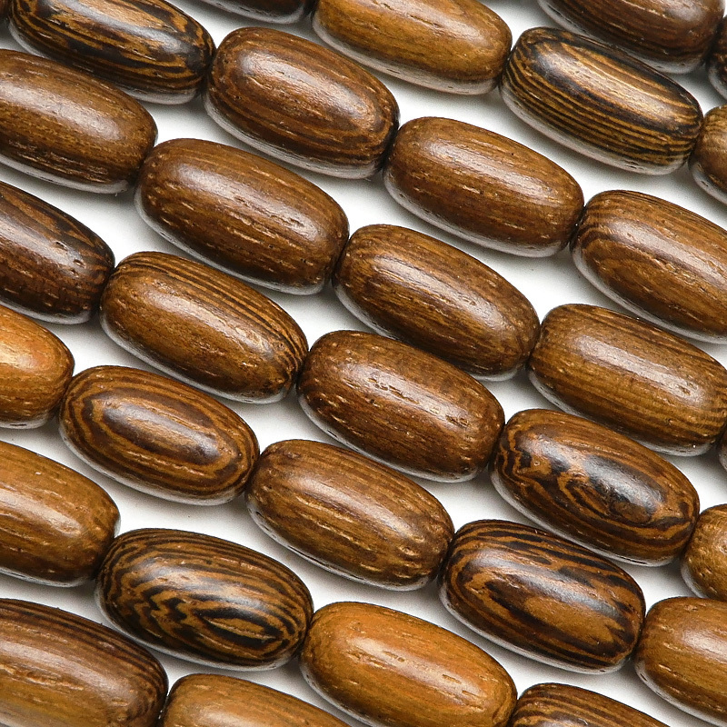 ウッドビーズ ロブレスウッド ライス 10×5mm【1連販売】 / 9-88 WD10RC