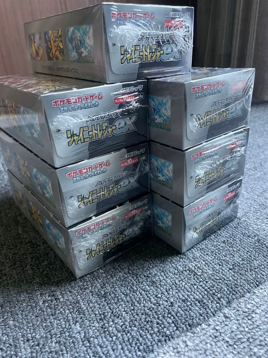 シャイニートレジャー 7BOX シュリンク付き ポケモンカード シャイニートレジャー 7BOX シュリンク付き ポケモンカード