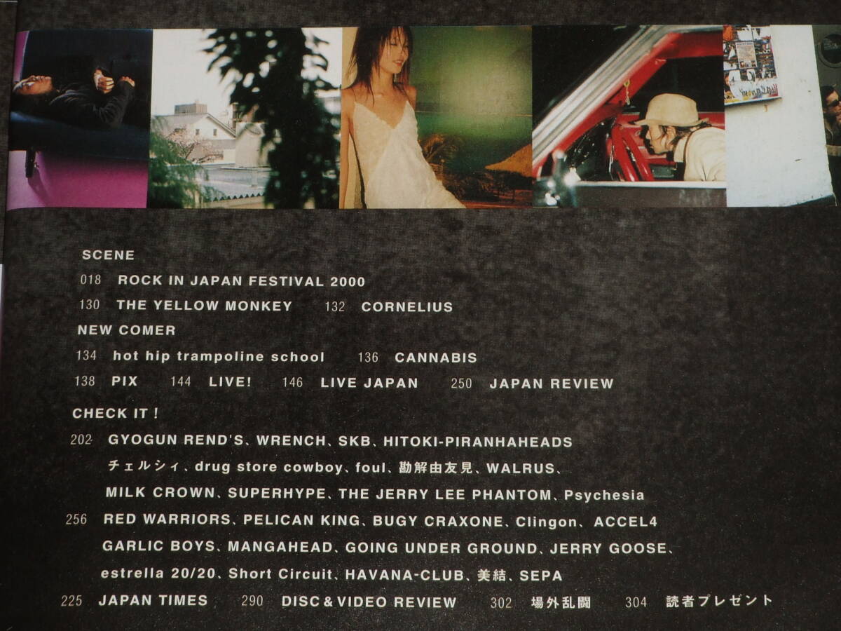 ROCKIN'ON JAPAN 2000年6月号Vol.188/音楽雑誌 BLANKEY JET CITYブランキー ジェット シティ サニーデイ サービス ナンバーガール 椎名林檎_画像4