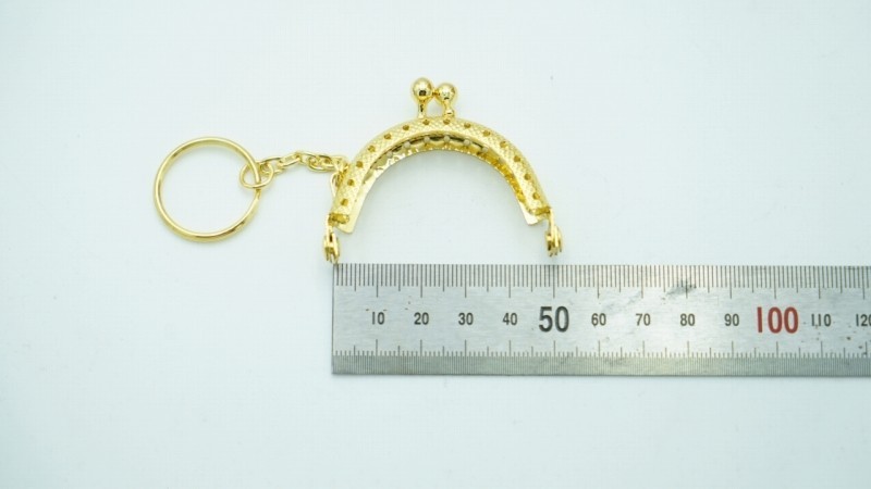 0494 камыш . застежка кольцо для ключей имеется 5cm 10 шт. комплект Gold 