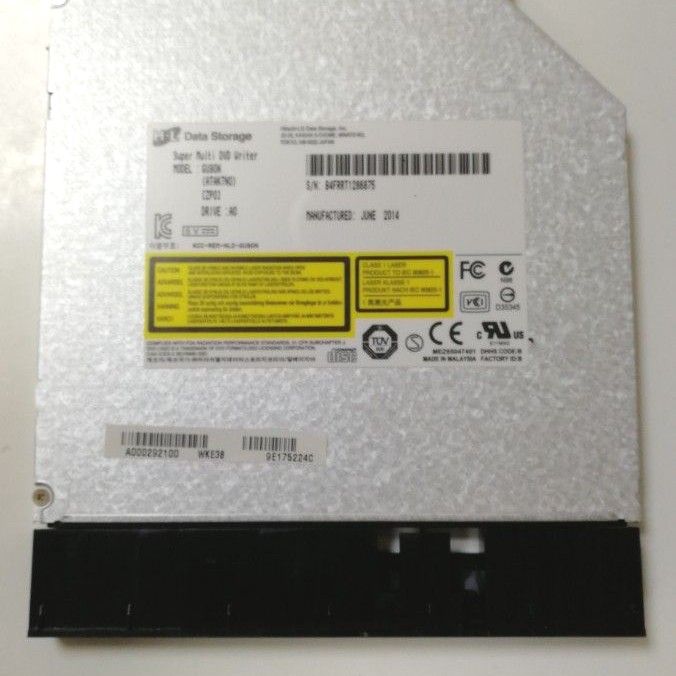 中古 GU90N 内蔵型DVDスーパーマルチドライブ SATA 東芝T55用ベゼル付