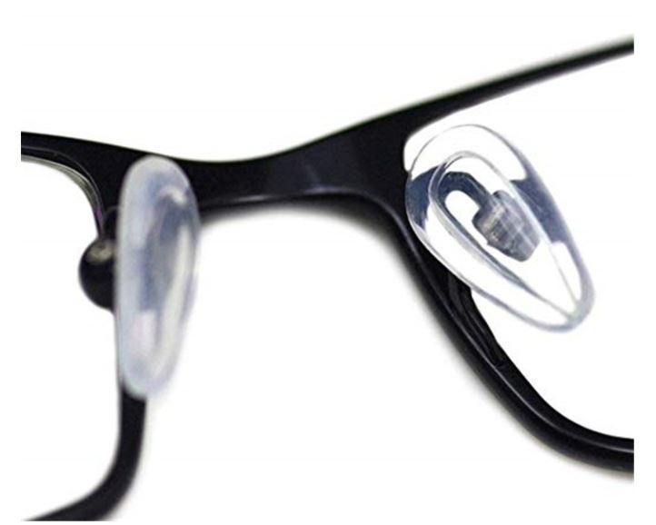 メガネ鼻パッド シリコン製 柔らかい 40ペア 6種類 交換セット メガネ修理キット ケース付きの画像6