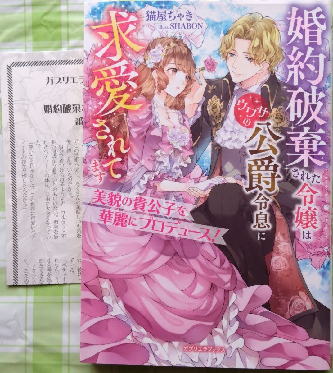 『美貌の貴公子を華麗にプロデュース! 婚約破棄された令嬢はー』　猫屋ちゃき/ ガブリエラブックス【ｓｓペーパー付】（小説・単行本）