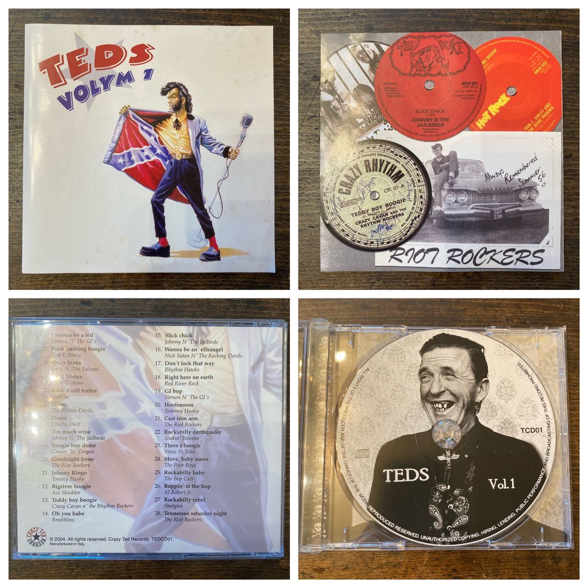 希少廃盤V.A TEDS vol.1 vol.2 CD ロカビリー rock'n'roll rockers 50s60s70s80s テッズ テディボーイ_画像4