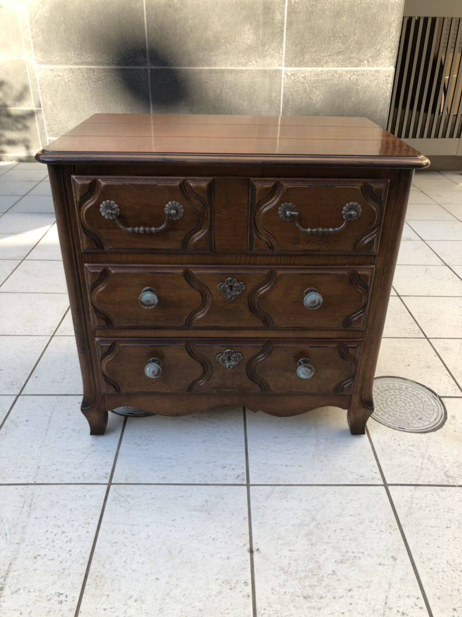 99F21011 ヘンレドン Henredon French Country Pierre Deux Nightstand チェスト_画像1