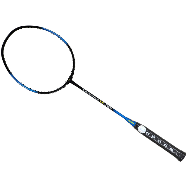 ◆送料込◆apacs◆Training W-180 BLACK/BLUE◆トレーニングラケット180g◆バドミントンラケット◆黒/青◆ブラック/ブルー_画像3