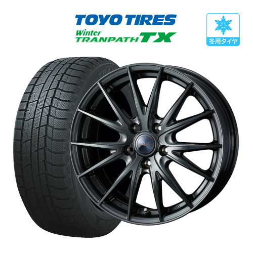 スタッドレスタイヤ ホイール 4本セット ウェッズ ヴェルヴァ スポルト2 TOYO ウィンタートランパス TX 225/60R17_画像1