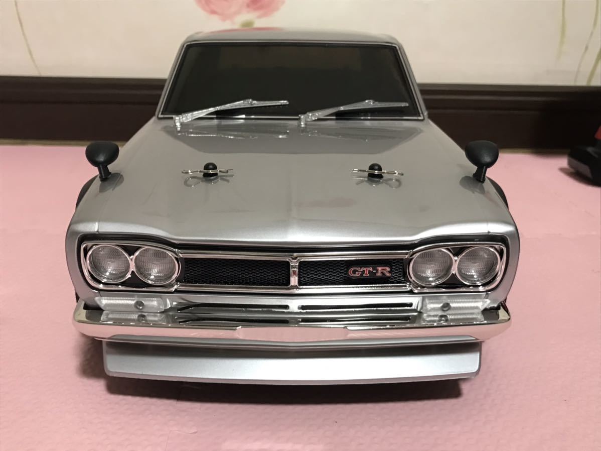 送料無料　1/10 京商 日産 スカイライン 2000GT-R KPGC10 FAZER Mk2 ラジコンセット KYOSHO NISSAN SKYLINE 旧車 ハコスカ