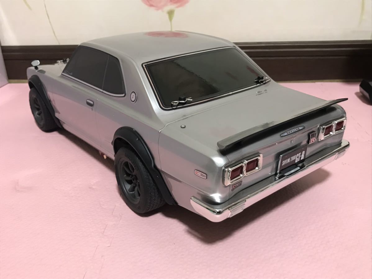 送料無料　1/10 京商 日産 スカイライン 2000GT-R KPGC10 FAZER Mk2 ラジコンセット KYOSHO NISSAN SKYLINE 旧車 ハコスカ