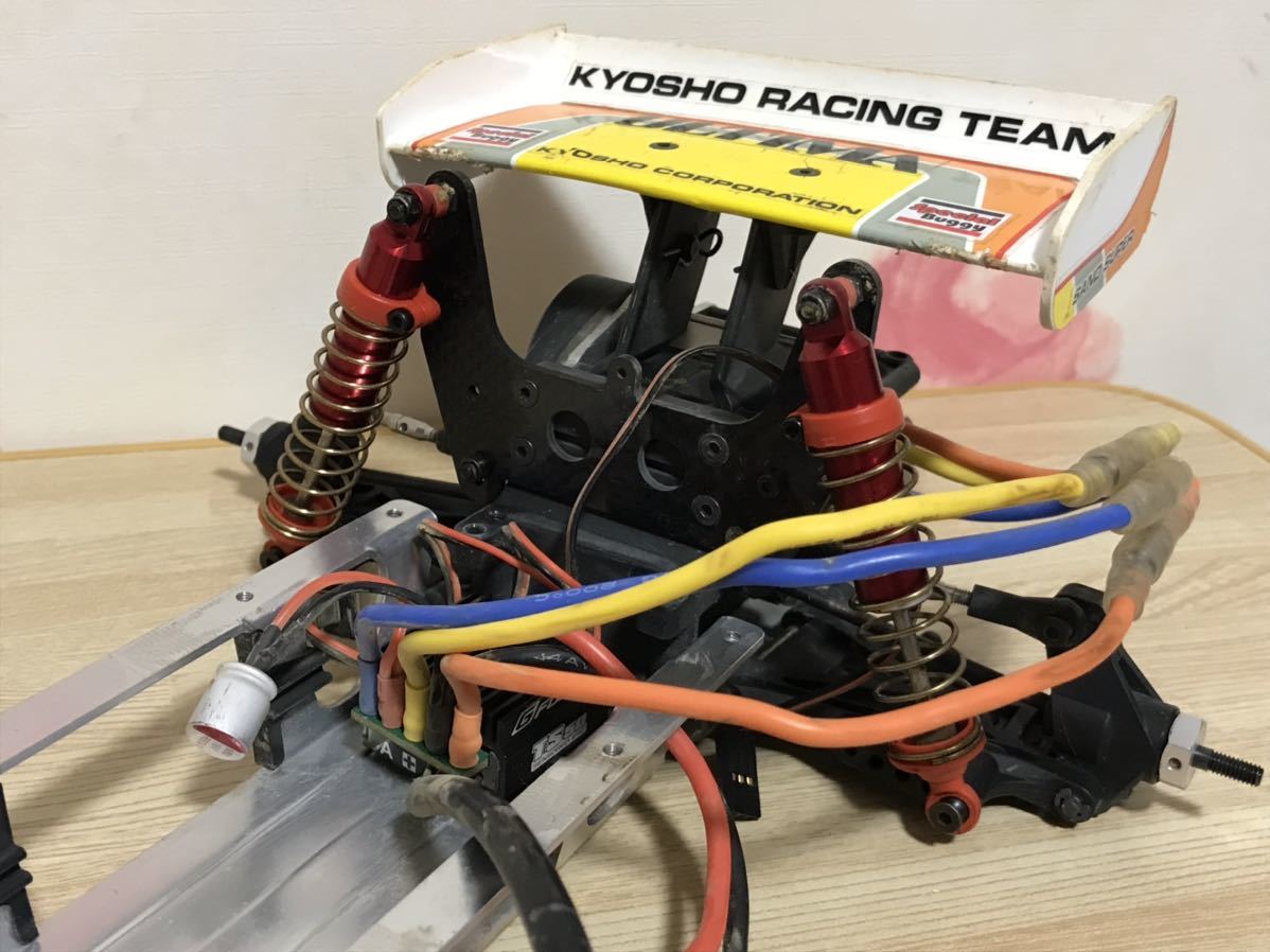 送料無料　1/10 京商 オプティマ オフロードレーサー ラジコン車体 G force ブラシレスモーター アンプ KYOSHO OPTIMA OFF-ROAD RACER