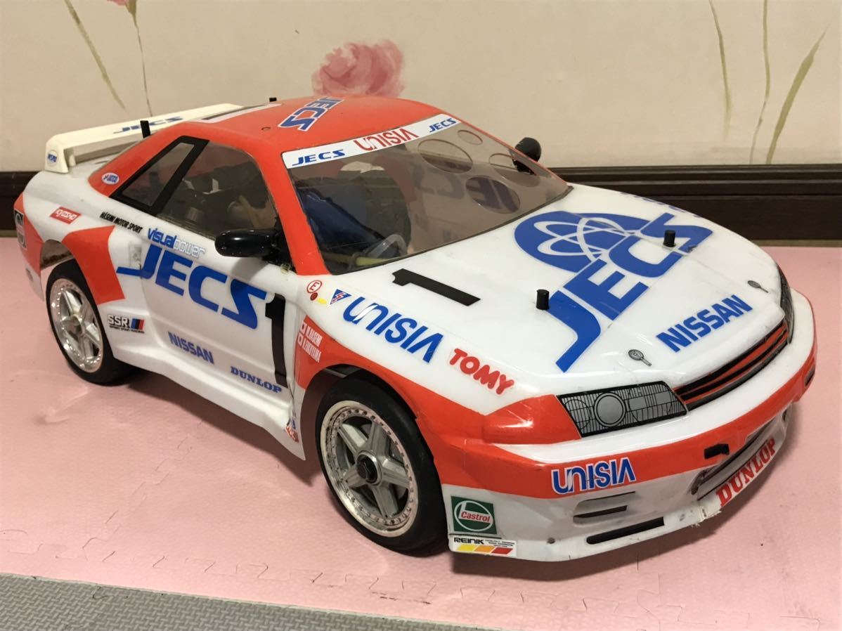 送料無料 1/8 当時物 京商 ユニシアジェックス スカイライン GT-R R32 