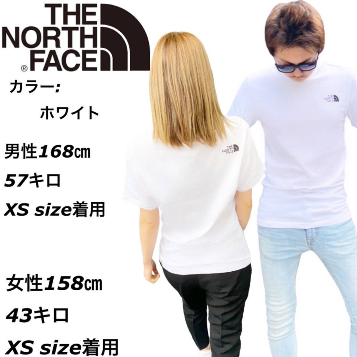 ノースフェイス トップス 半袖 Tシャツ シンプルドーム NF0A2TX5 ホワイト XLサイズ 胸元ロゴ THE NORTH FACE S/S SIMPLE DOME TEE 新品_画像2
