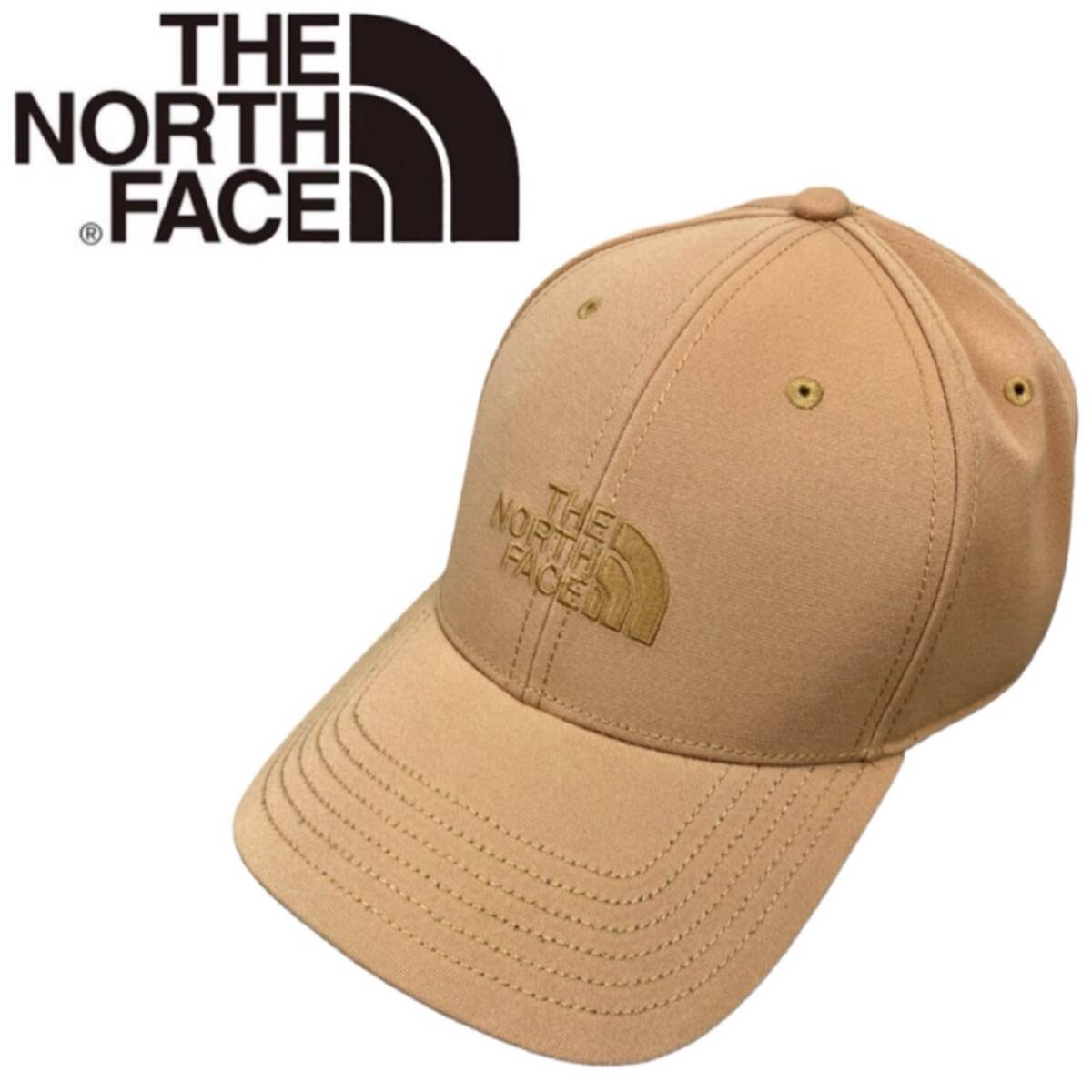 ザ ノースフェイス 66 クラシック キャップ 帽子 NF0A4VSV ワンサイズ アーモンド コットン素材 THE NORTH FACE 66 CLASSIC HAT 新品_画像1