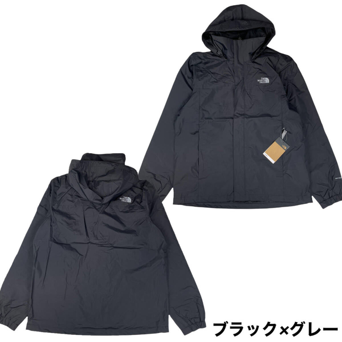 ザ ノースフェイス ナイロンジャケット NF0A2VD5 ブラック Sサイズ マウンテンパーカー THE NORTH FACE RESOLVE 2 JACKET 新品の画像3