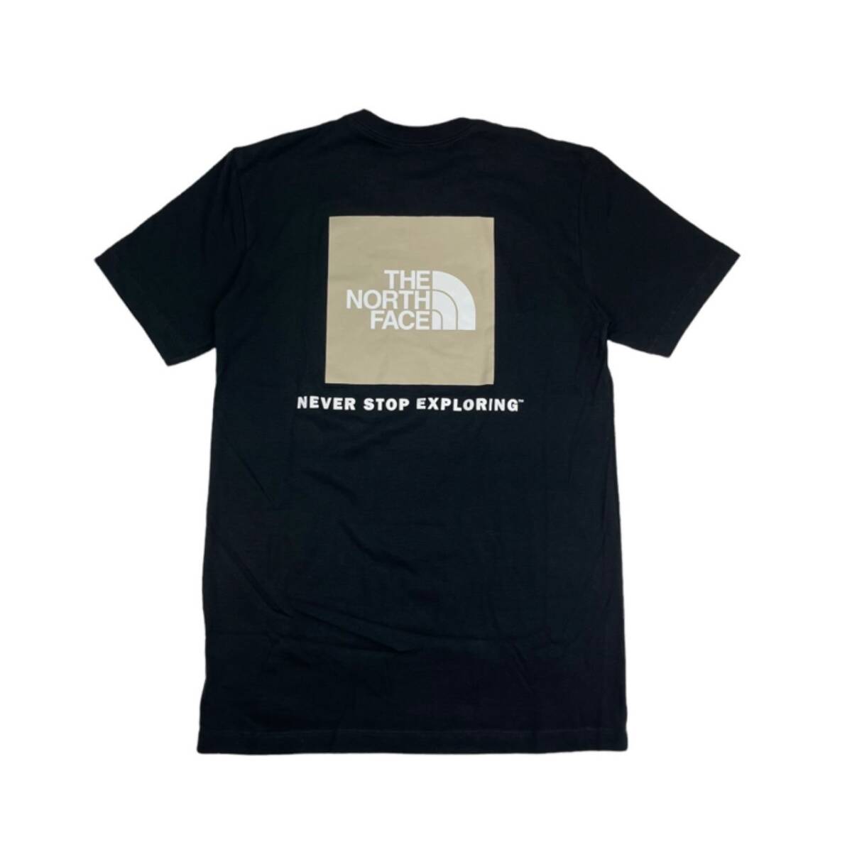 ザ ノースフェイス Tシャツ NF0A812H ボックス NSE バックロゴ ブラック×グラベル Mサイズ THE NORTH FACE S/S BOX NSE TEE 新品