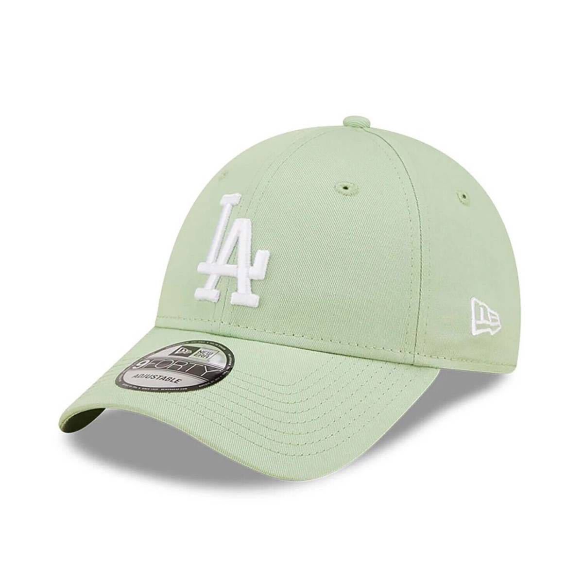 ニューエラ キャップ 帽子 9FORTY 940 コットン素材 ドジャース ミント ストラップ仕様 MLB ロゴ NEWERA 9FORTY LEAGUE BASIC CAP 新品_画像2