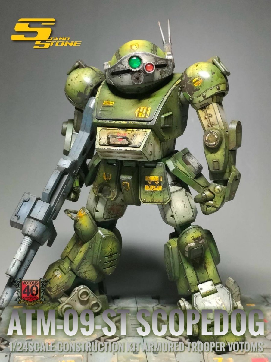 Yahoo!オークション - Wave 1/24 スコープドッグ 塗装済完成品 Yahoo!オークション - Wave 1/24 スコープドッグ 塗装済完成品