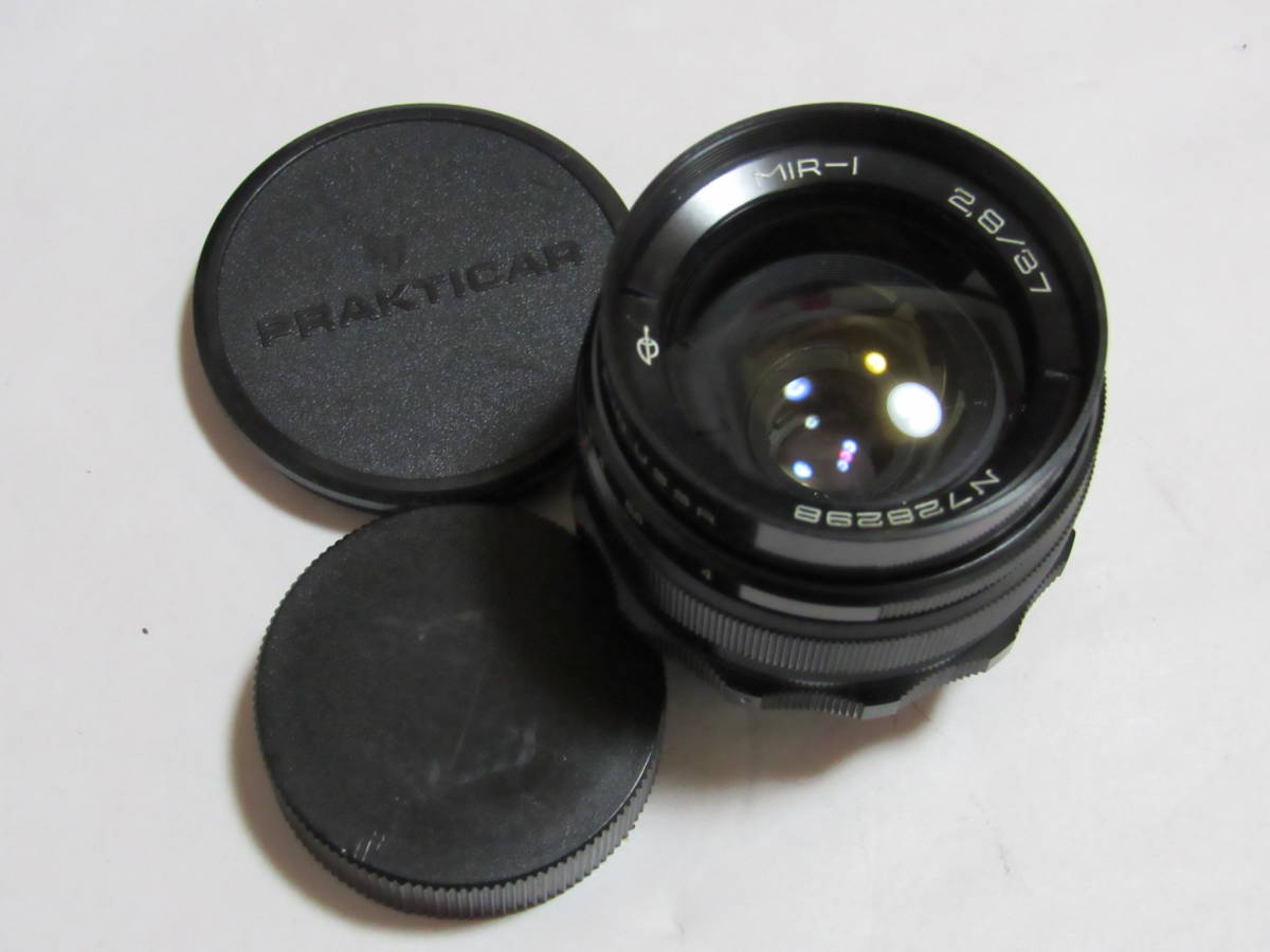 ★ MIR-1 37mm F2.8 GRAND PRIX BRUSSELS 1958 M42 ケース付き！ ★ ジャンク品_画像3