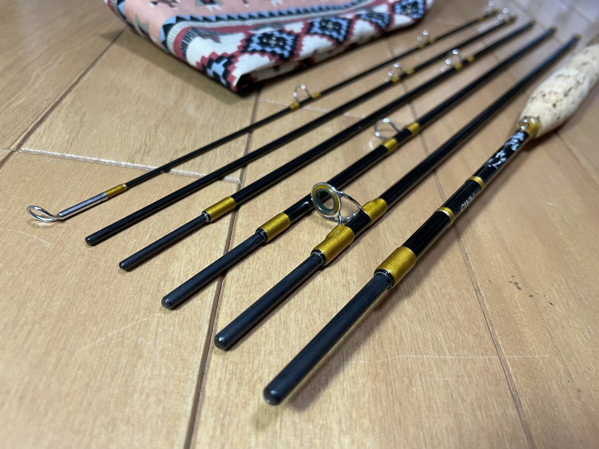 ☆即決! 稀少 浦野ロッド URANO ROD AXIS 7'6 #4 6ピース 美品 ☆即決! 稀少 浦野ロッド URANO ROD AXIS 7'6 #4 6ピース 美品