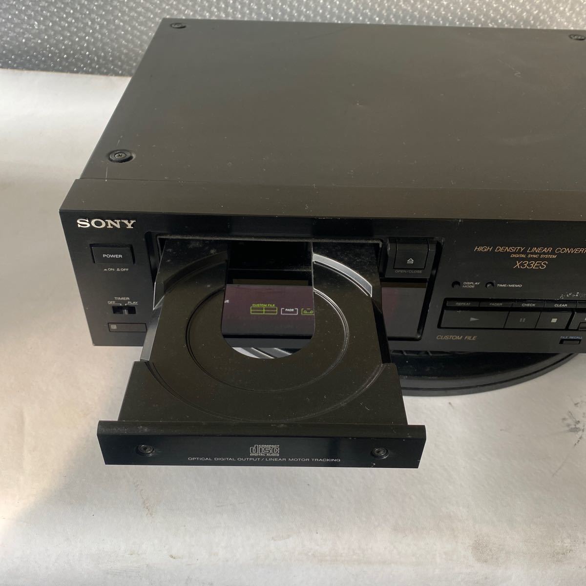 SONY ソニー CDP-X33 ESCDプレーヤー ☆現状品☆再生 OK☆_画像9