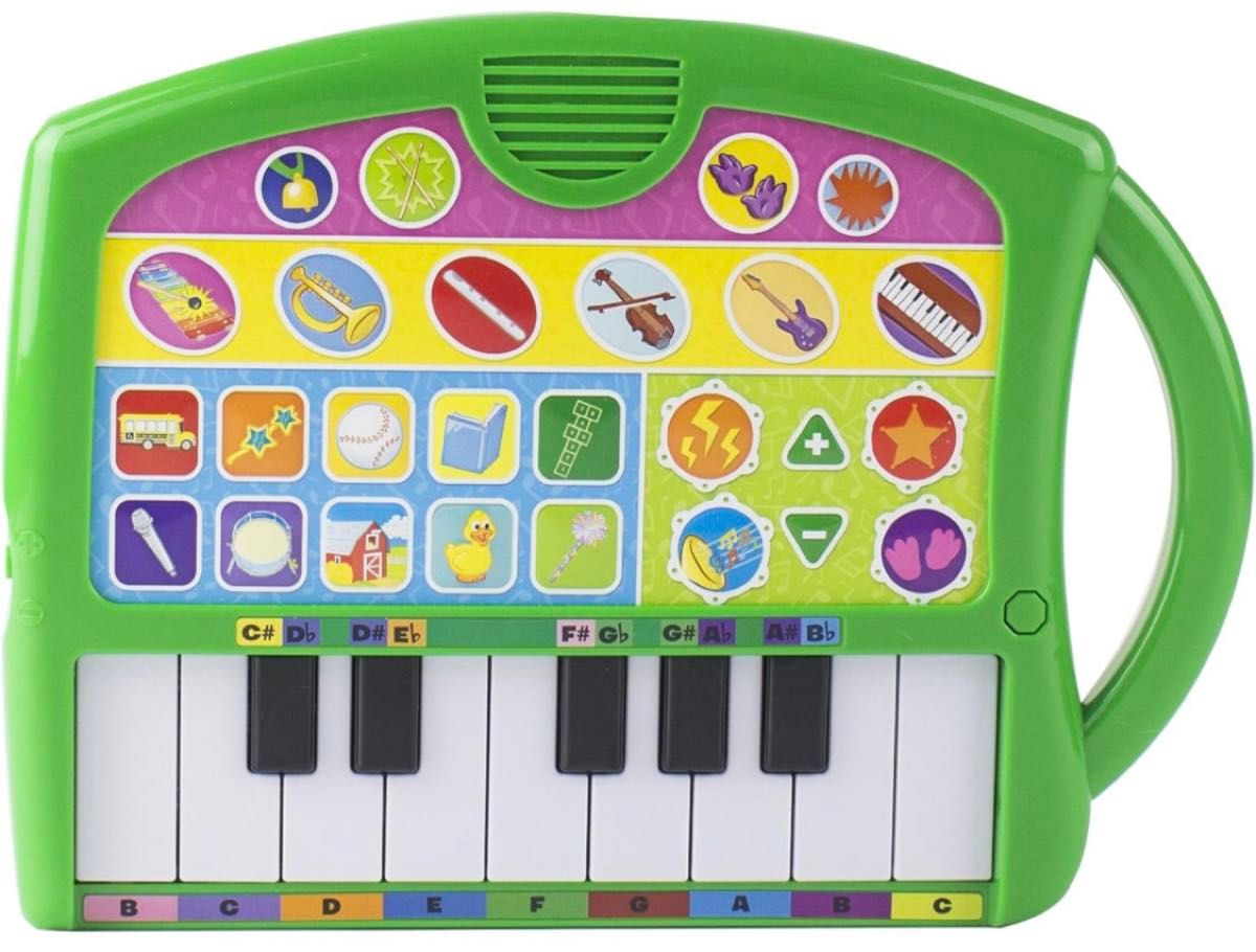 英語絵本歌キーボードMy First Music Fun Portable Keyboard and 8 book library