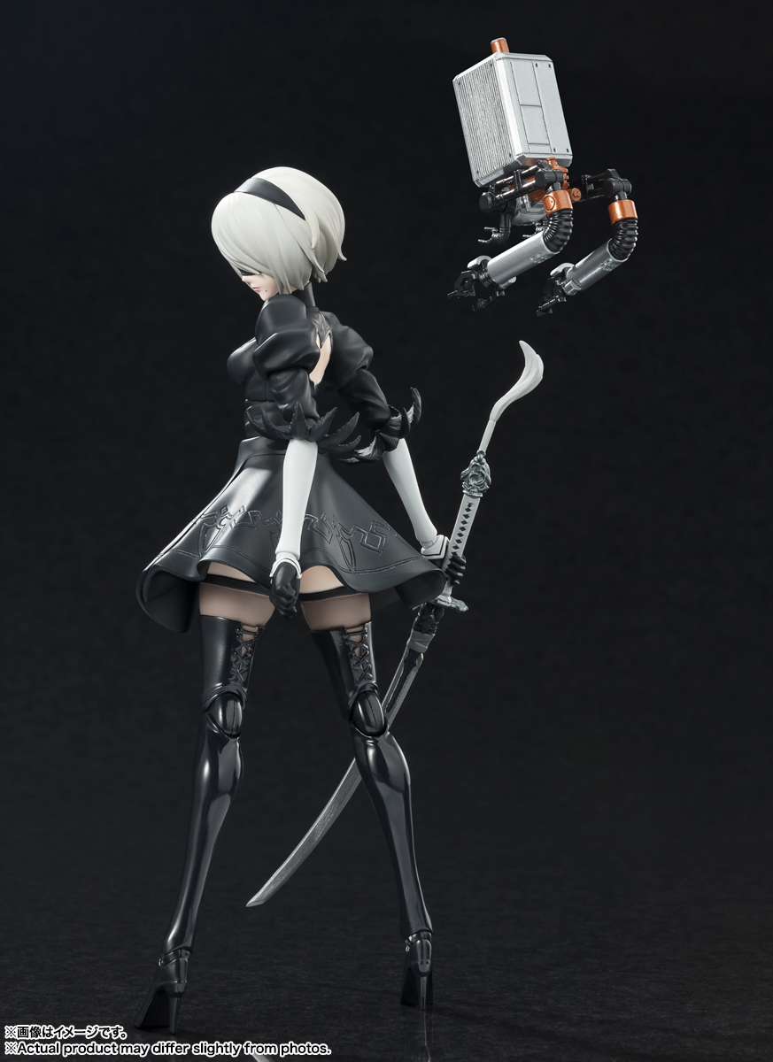 1円～】【未開封】S.H.フィギュアーツ 『NieR:Automata Ver1.1a』（ニーア オートマタ Ver1.1a） 2B PVC＆ABS製 塗装済み可動フィギュア_画像2