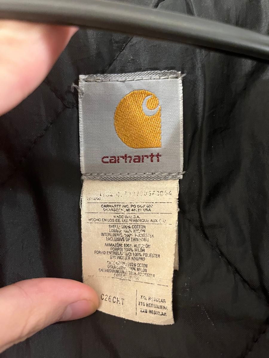 もう値下げしません！Carhartt ダメージ　ダックジャケット　USA製の本物