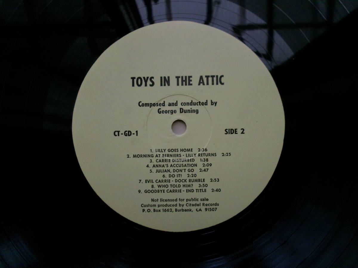 GEORGE DUNING／TOYS IN THE ATTIC (USA盤)_画像4