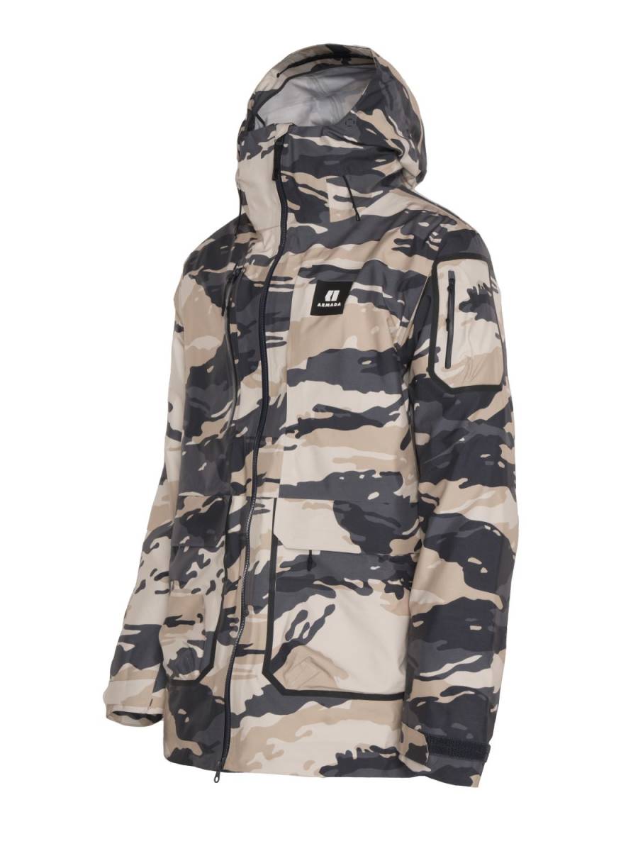 ★ 【 ARMADA ( アルマダ) 】 GRAND 3L JACKET スキージャケット　 Sサイズ　　DRIFT CAMO 　R00443070