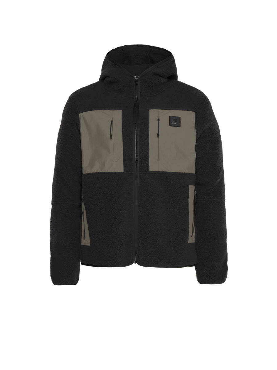 ★ 【 ARMADA ( アルマダ) 】 FURTHERANCE FLEECE JACKET フリースジャケット　 Sサイズ 　 BLACK/OLIVE　 R00568010 _画像1