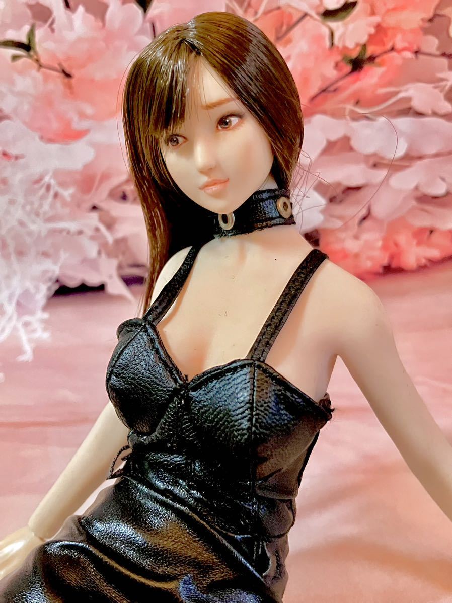 ビスチェ＋スカート＋ストッキング＋チョーカー 1/6サイズ TBLeague ファイセン フィギア オビツ アゾン ジェニー バービー ドール 服 リカ_画像7