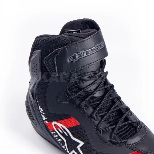  Alpine Stars FASTER 3 RIDEKNIT ride knitted riding shoes black / gray / bright red 9/26.5cm shoes light weight Alpine 