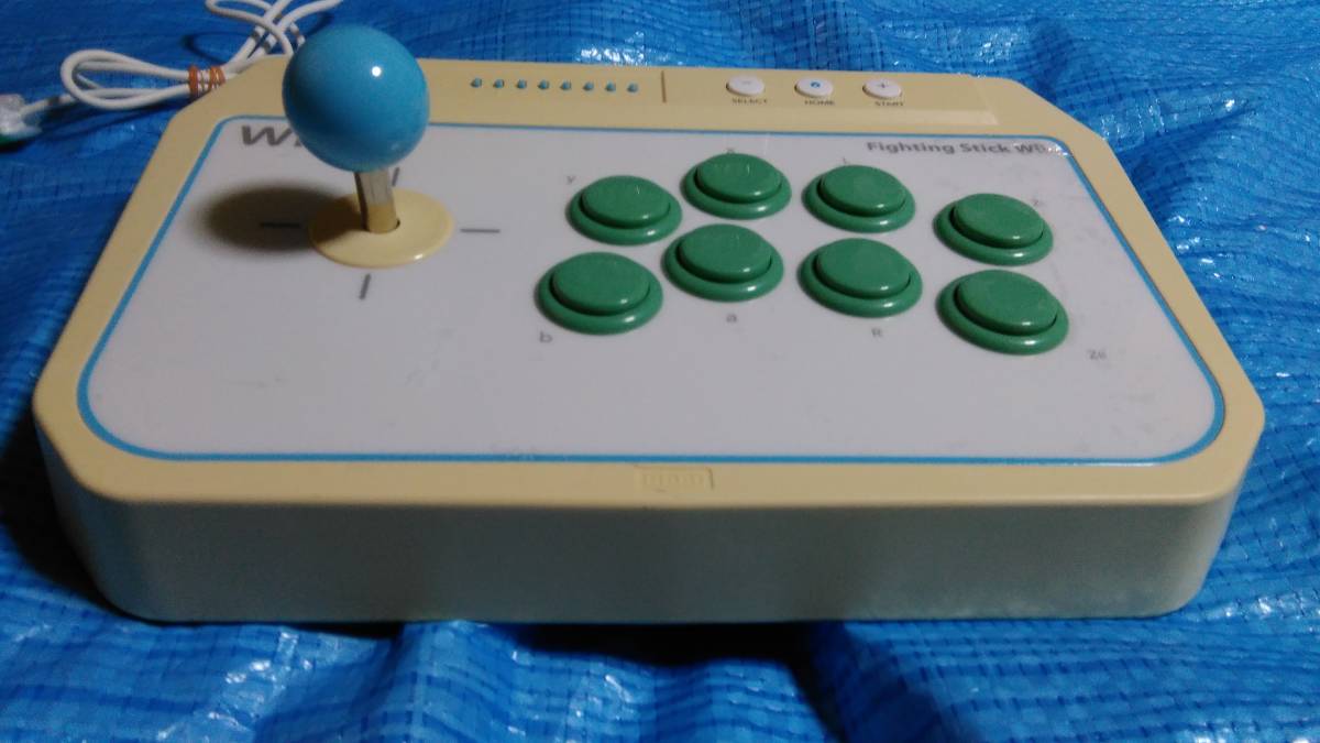 Wii　◆ファイティングスティックWii　HORI HWI-18　◆動作品_画像4