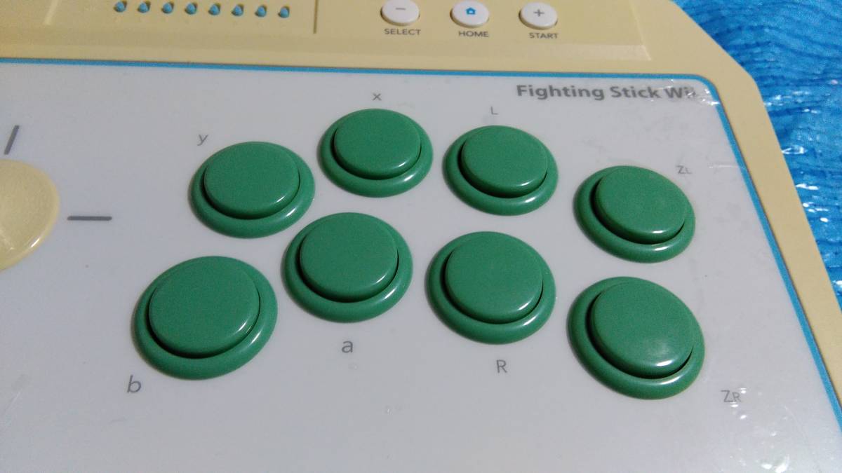 Wii　◆ファイティングスティックWii　HORI HWI-18　◆動作品_画像7