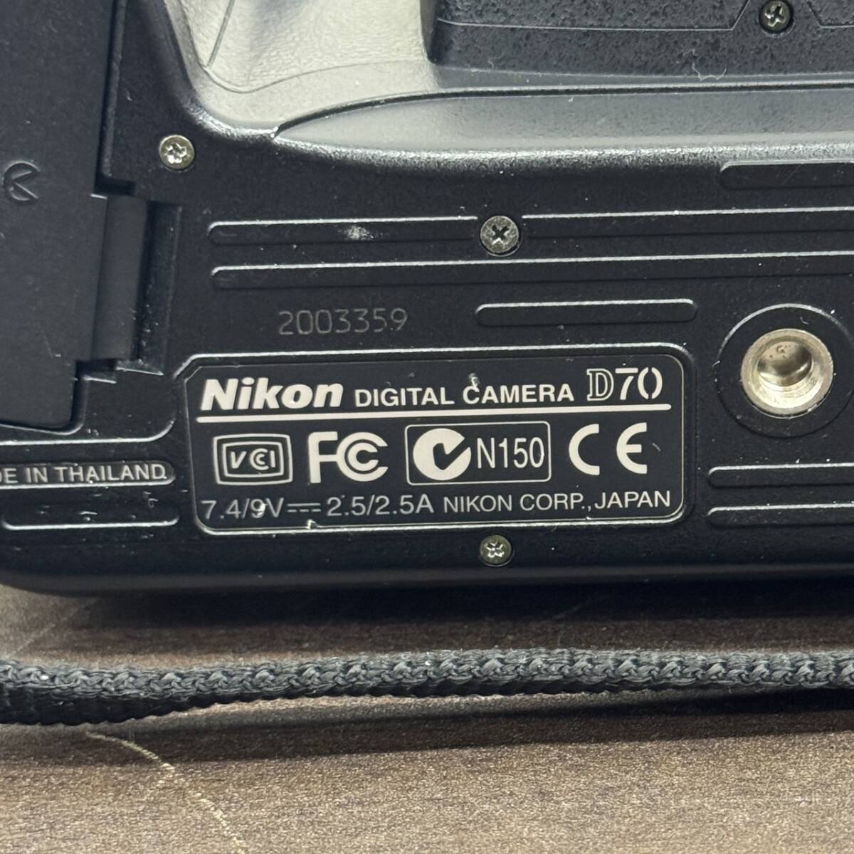 送料650円～ ジャンク Nikon ニコン D70 一眼レフ デジタルカメラ S/N:2003359_画像9