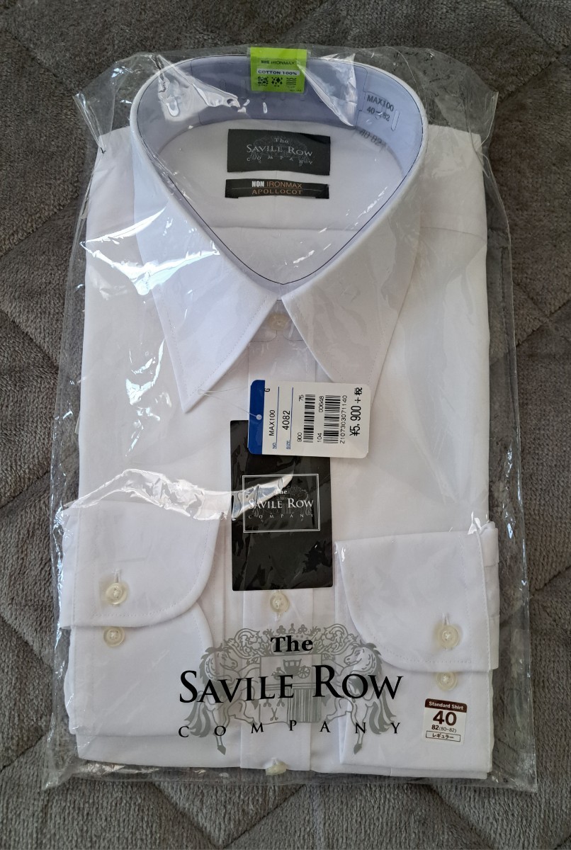 ◆The SAVILE ROW◆サビル ロウ　ビジネスシャツ　ドレスシャツ◆新品　自宅保管品 ワイシャツ 長袖 カッターシャツ_画像1