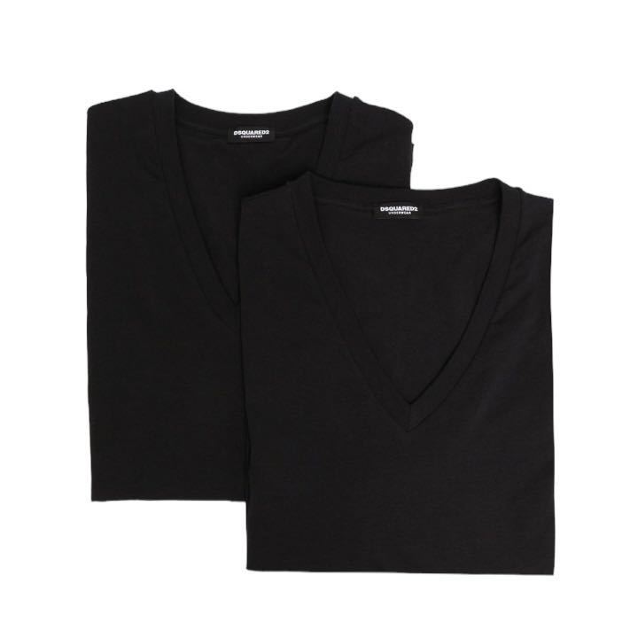 最終値下げ定価4万ディースクエアードVネックダメージTシャツ 最終値下げ定価4万ディースクエアードVネックダメージTシャツ