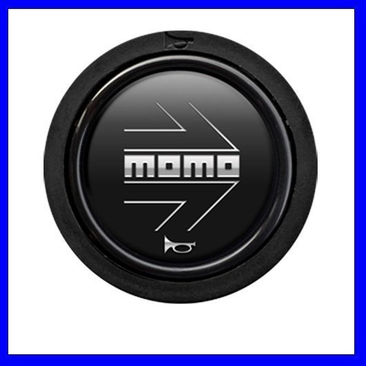 [ postage 198 jpy ]*MOMO horn button HBR-02 (MOMO ARROW MATT BLACK) horn ring equipped exclusive use * regular goods / image one new!