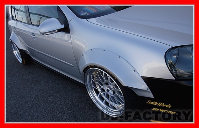 【CLS/Battle Works】★オーバーフェンダー・汎用タイプ/LLサイズ 100mmプラス（左右2枚セット）★FRP製 ド迫力のボディスタイルを演出！