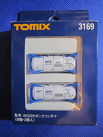 TOMIX◆【3169】 私有 ISO20ftタンクコンテナ（日陸・2個入）◆新品未使用品の画像1