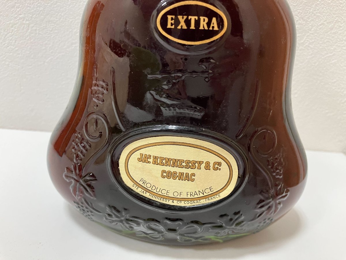 【M66948】古酒未開栓　旧ボトル　JA’s Hennessy XO　ジャズ ヘネシー XO グリーンボトル 金キャップ　700ml　推定40%　_画像7