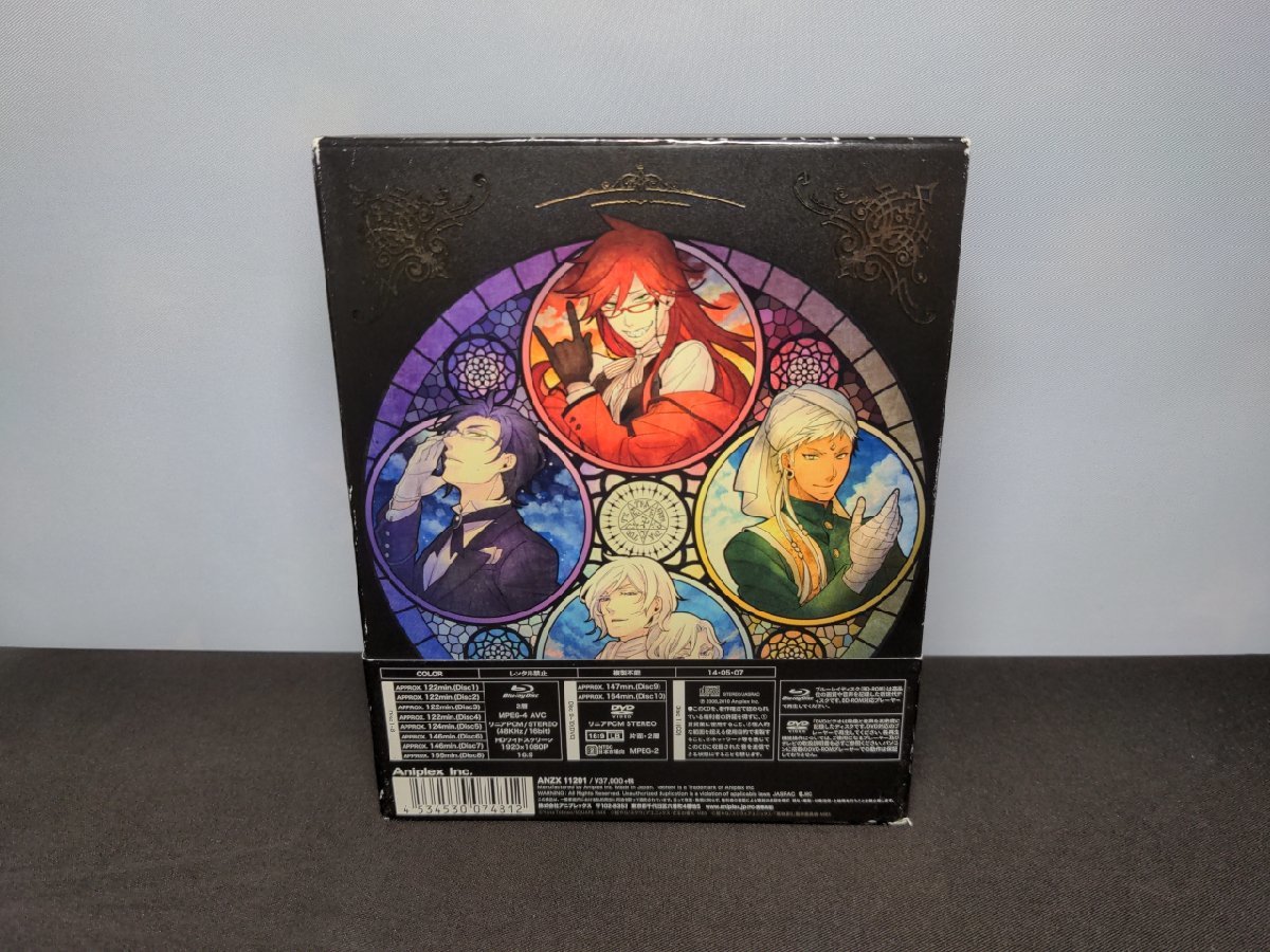 セル版 黒執事 Blu-ray Disc BOX / 完全生産限定版 / 11枚組 / 難有 / ec427_画像3