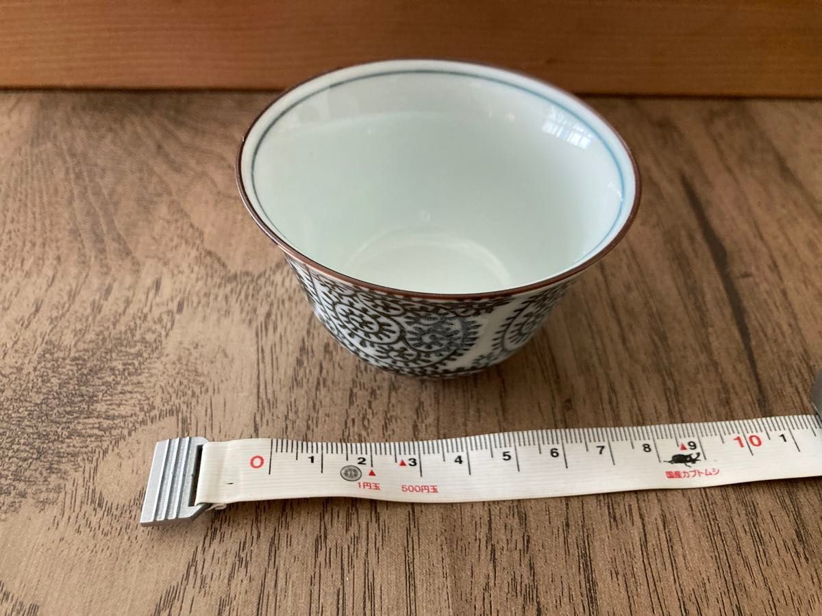 有田焼 和陶 湯呑み茶碗 5客セット タコ唐草 小仙茶