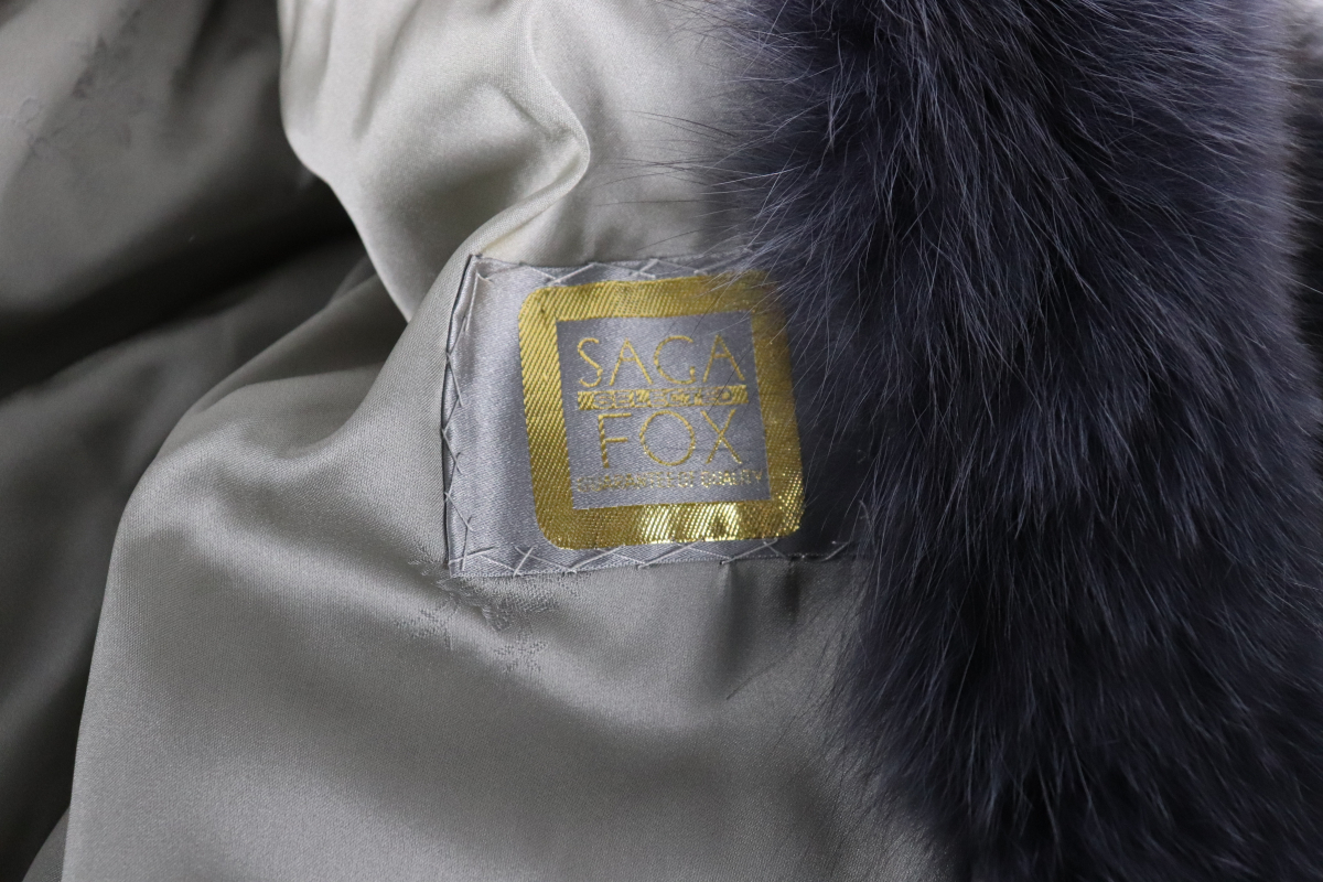 セーブル SAGA SELECTED FOX 毛皮 リアルファーコート アウター ファー レディース ファッション 洋服 015JHGJP03_画像3