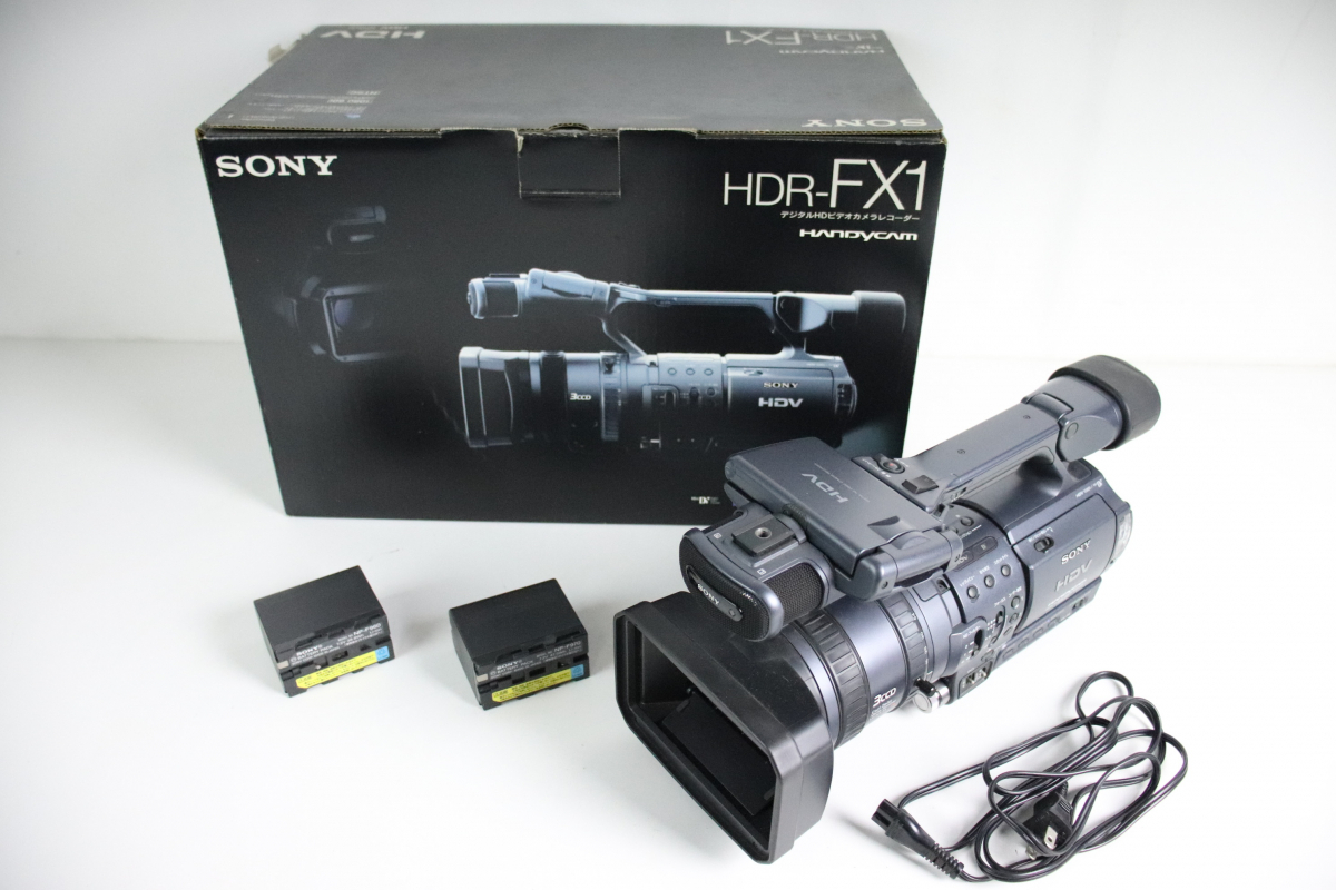 【動作未確認】SONY HDR-FX1 ソニー ハンディカム デジタルHDビデオカメラレコーダー 箱付き 005JIAJL37_画像1